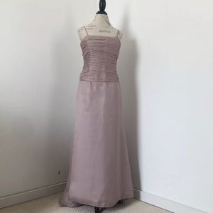 Armani Collezioni lilac lavender full length gown
